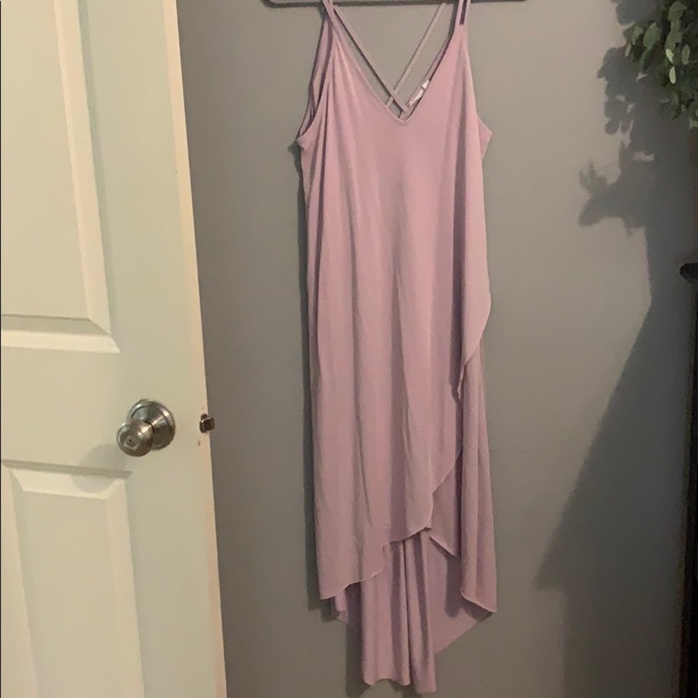 Flowy purple dress